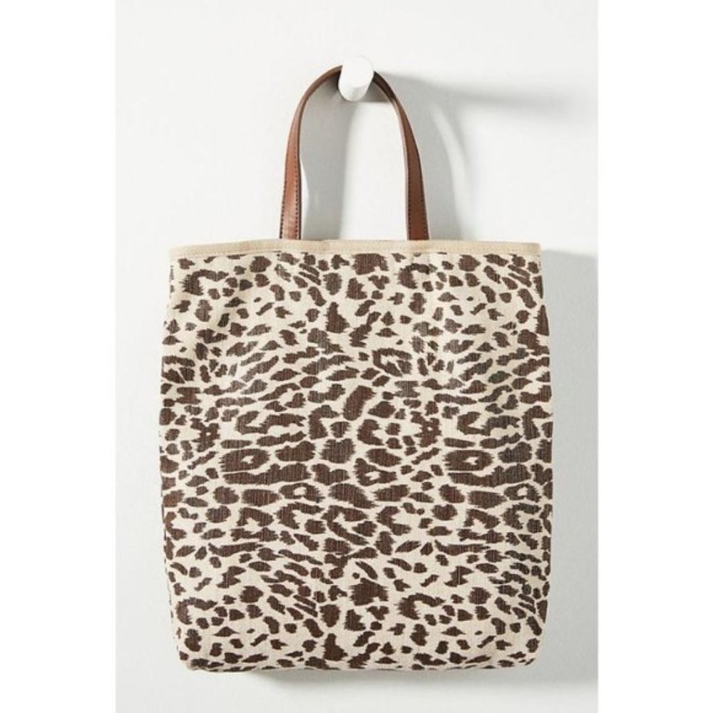 Anthropologie Alena Leopard Tote Bag! 😎